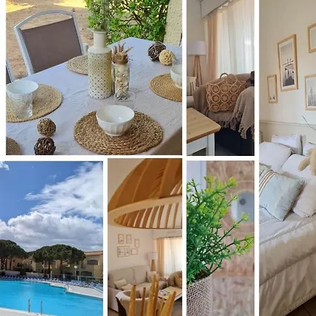 T3 Clim Piscine Chauffee Proche De La Parking Dans Village * Agde